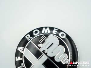 Alfa Romeo Emblem Covers - Front + Back Set - V1 - 74mm